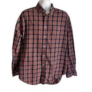 Tommy Hilfiger Button Down Long Sleeve Shirt Large